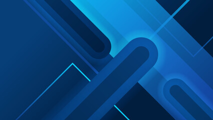 Blue abstract background for business presentation template