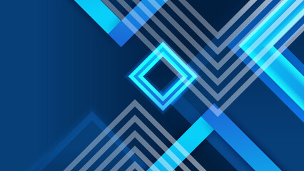 Blue abstract background for business presentation template