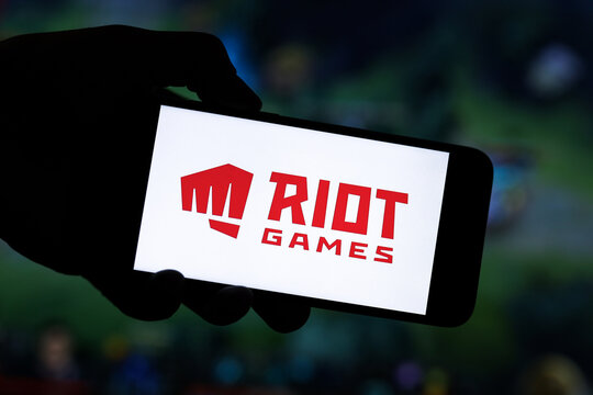 Riot Games editorial. Illustrative photo for news about Riot Games - an American video game developer, publisher and esports tournament organizer