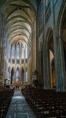 Fototapeta premium inside the Cathédrale Saint-Etienne, Limoges