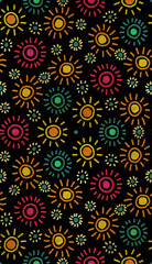 seamless ornament geometric floral tile