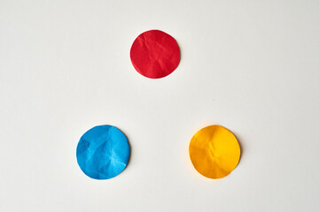 Primary Colour Circle paper dots