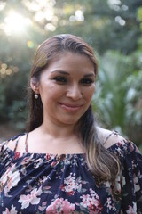 Miami, Florida / United States &ndash; December 31, 2021: Maternity Photoshoot in a Park - close up