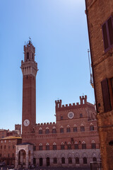 Obraz premium Mangia Tower At The Campo Square