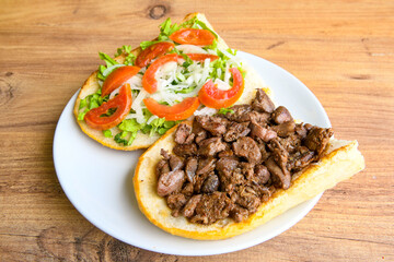 Traditional Turkish Food Kokorec. izmir kokorec.