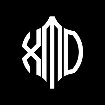 XMO letter logo. XMO best black background vector image. XMO Monogram logo design for entrepreneur and business.

