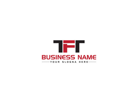 Colorful TFT t f t Logo Letter Vector Icon Design For Your Creative Business