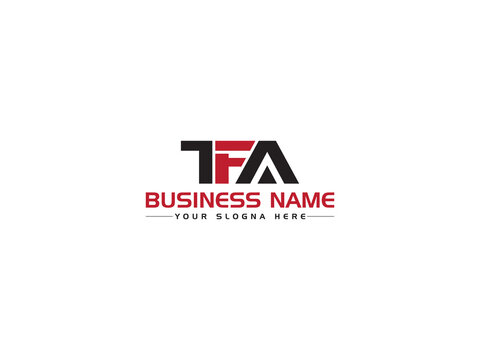Colorful TFA t f a Logo Letter Vector Icon Design For Your Creative Business