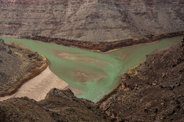 The Confluence Of The Green and Colorado Rivers