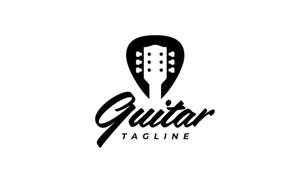 Guitar Pick Logo Design