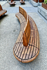 modern design wooden benches handmade