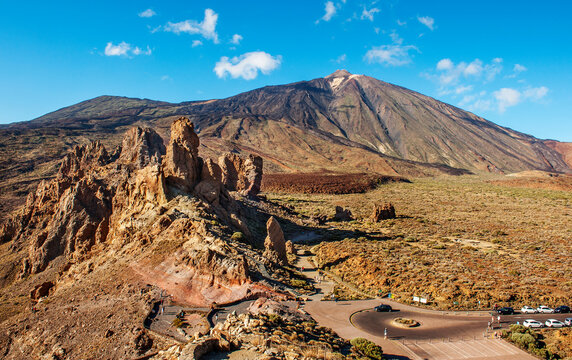 Beautiful view on volcano Teide on Tenerife Canarias island. High quality photo
