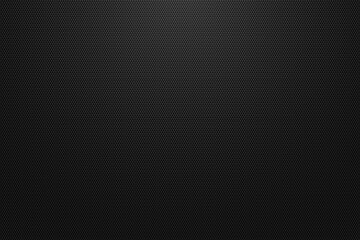 Obraz premium Black carbon texture - geometric dotted background. Dark technology cover, gradient trendy design