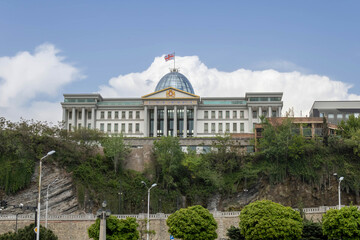 Fototapeta na wymiar State Palace of Ceremonies, Tbilisi, Georgia