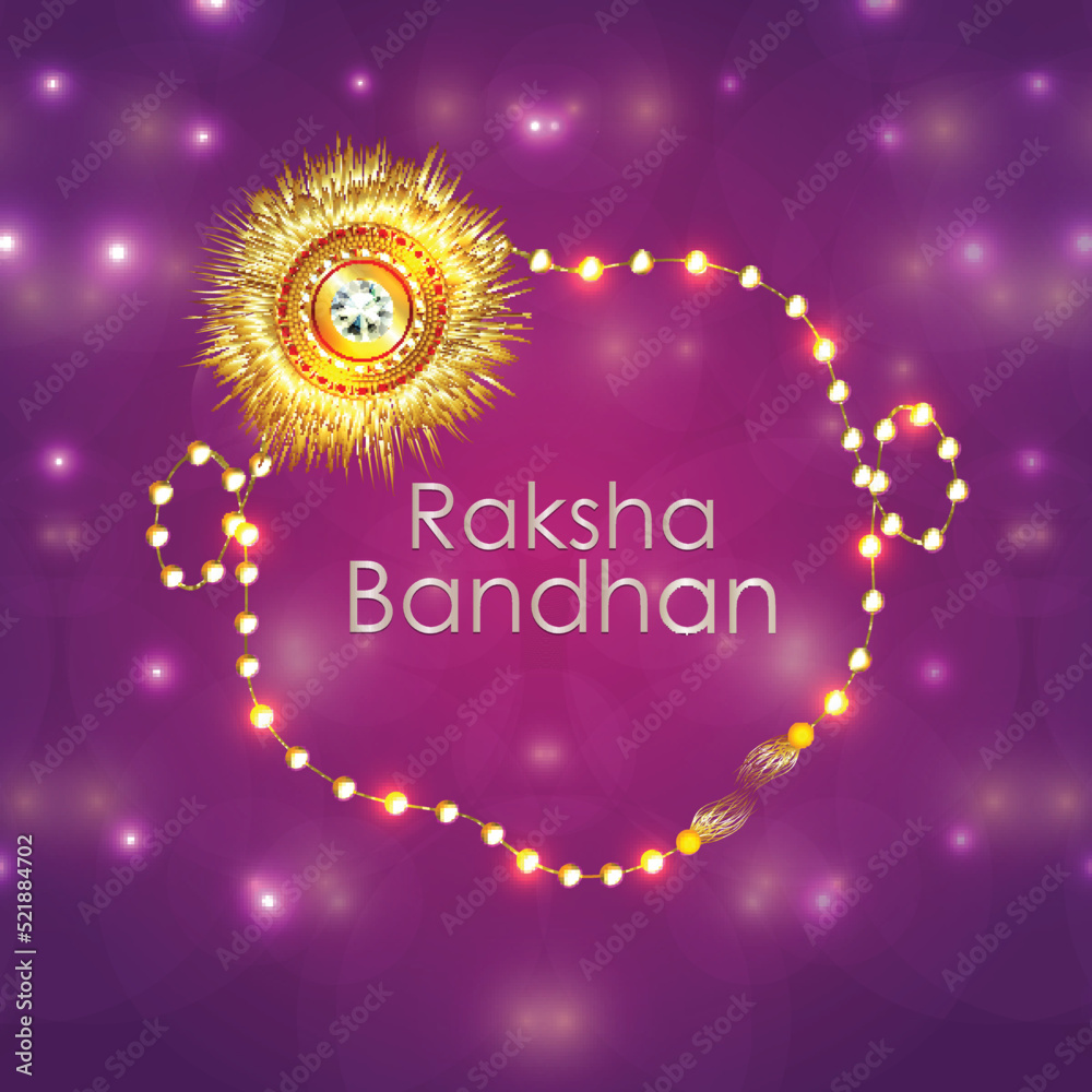 Sticker Happy raksha bandhan indian festival background