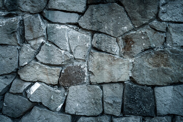 Stone texture. Stone wall. pavement on the path