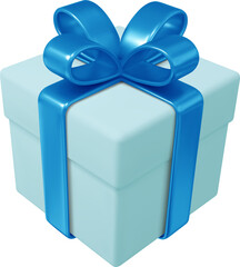 3d Gift Blue