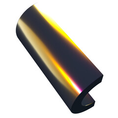 3d render primitive. Iridescent sphere, torus, cone, cube, tube. Glossy geometric shape