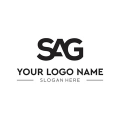 Initial SAG logo for corporate business