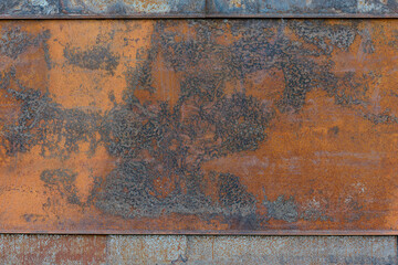 Rusty steel sheet plates,texture,structure