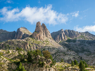 MOUNTAIN waterfall lacs and water