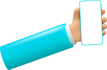 3d hand phone