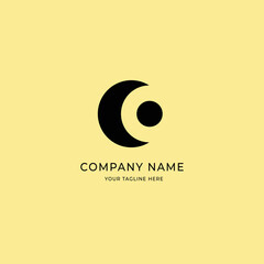 Obraz premium Modern company logo with simple vector style