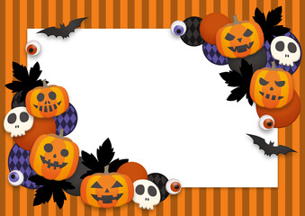 ハロウィンのグリーティングカード