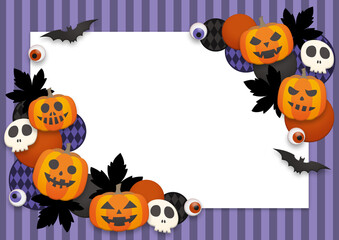 ハロウィンのグリーティングカード