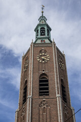 Protestant the Great Church or St. James' Church (Grote Kerk or Sint-Jacobskerk), one of the oldest buildings in the city. The Hague (Den Haag), The Netherlands.