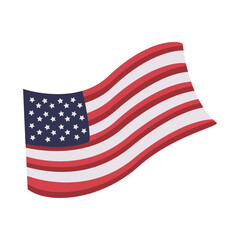 united states flag waving