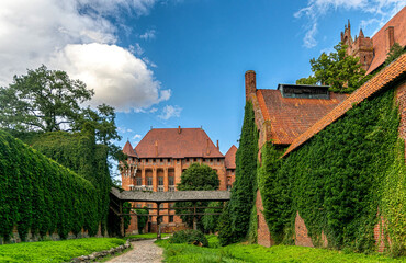 Malbork Castle, capital of the Teutonic Order in Poland	
