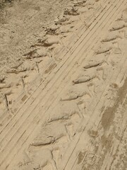 Tire sand texture