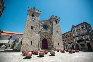 Fototapeta na wymiar The Cathedral of Viana do Castelo, Portugal.