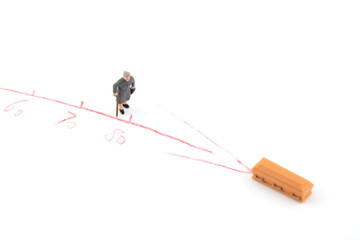 Miniatures age until they die