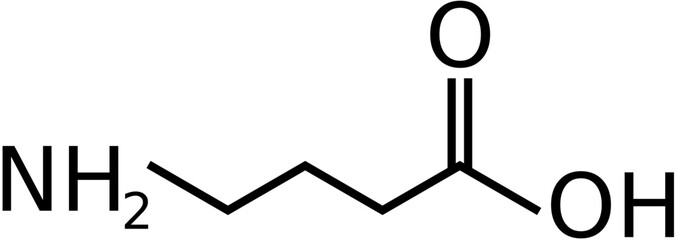 GABA Chemical Compound Flat Icon