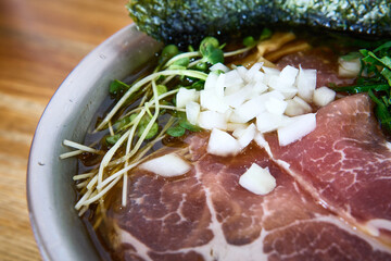 徳島県北島町ラーメン田村の冷やし鰹そば
