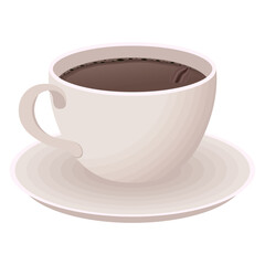 coffee cup in dish