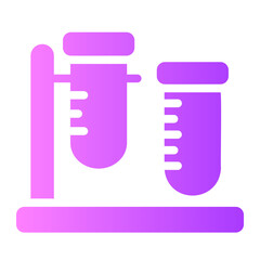 test tube gradient icon