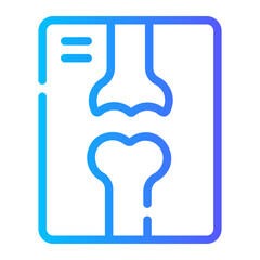 bone gradient icon