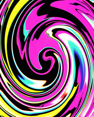 abstract neon rainbow colorful marble swirl glitch background