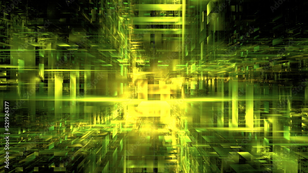 Poster digital cloud computing, information transfer. abstract technology big data background concept. moti