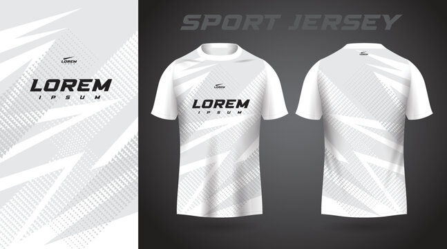 white shirt sport jersey design