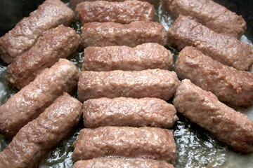 meatballs on a grill