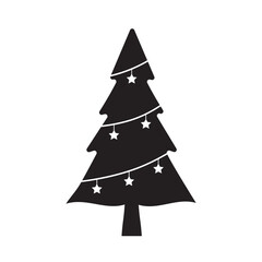 Christmas tree icon symbol, Christmas tree icon symbol png vector