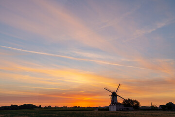 An Windmill in the morning