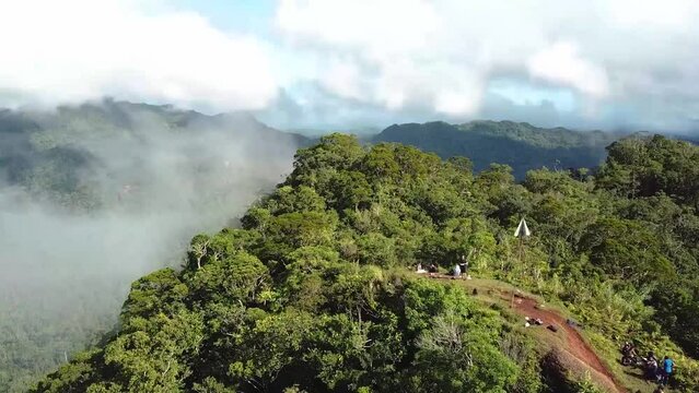 Drone shots of Fiji island.