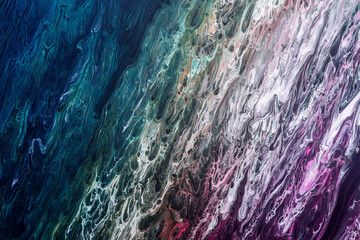 Acrylic Pour Color Liquid marble abstract surfaces Design.