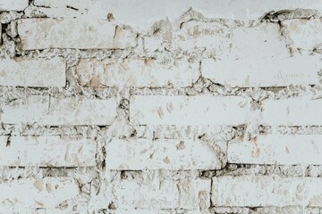 white brick wall background texture