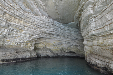 Sea caves in Vieste